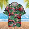 Maxcorners Personalized Car Hawaiian Shirt, Tropical Flower Custom Photo Car Aloha Shirts