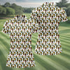 Maxcorners Cute Potted Cactus Pattern Golf Polo Shirt, Ladies Golf Tops, Women's Golf Polo LM1507