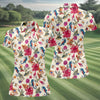Maxcorners Marine Life Coral Reef Pattern Golf Shirt, Women's Golf Shirt, Hawaiian Golf Shirt, Golf Polo For Women LM1507