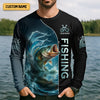 Maxcorners I'd Rather Be Fishing SPF Shirt, Funny Fishing Shirt, Long Sleeve Fishing Shirts, Gift For Fisherman
