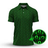 Maxcorners Bigfoot Golf Pattern Shirt, Funny Sasquatch Golf Polos, Golf Gift for Men, Crazy Golf Shirts For Golfers