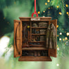 Maxcorners Personalized HunterÃ¢â‚¬â„¢s Gear Closet Ornament, Custom Name Hunting Equipment Christmas Decoration LM0411