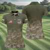 Maxcorners Custom America 250 Military Camo Golf Polo Shirt, Ladies Golf Shirts, Women's Golf Polo LM1507