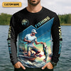 Maxcorners Fishing Shirts, Rule The Waves Fear Nothing, SPF Long Sleeve Shirts, Fishing Shirts For Men