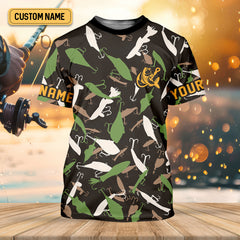 Maxcorners Professional Master Baiter Fishing UPF Shirts, Camo Fishing Shirt, Presents For Fishermen