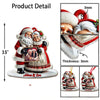 Maxcorners Custom Name and Photo Christmas Couple Ornament, Couple Christmas Gift 2D Flat LM2111