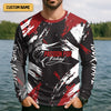 Maxcorners Passion for Fishing Shirts, SPF Long Sleeve Shirts, Fishing Shirts For Men