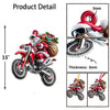 Maxcorners Custom Name Motocross Ornament, Motocross Lover Christmas Gifts 2D Flat LM2211