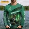 Maxcorners Fish Reaper Fishing UPF Shirts, Best Fishing Gifts, Custom Fishing Shirt, Hello Darkness My Old Friend