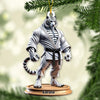 Maxcorners Custom Name Karate Christmas Ornament, Christmas Gift for Karate Lover 2D Flat LM2111