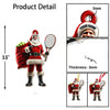 Maxcorners Custom Name Tennis Santa Ornament, Tennis Christmas Gift 2D Flat LM2111