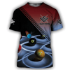 Maxcorners Billiard Personalized Name 3D Unisex Shirt