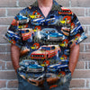 Maxcorners Personalized Drag Racing Car Hawaiian Shirt, Custom Photo Car Aloha Shirts (Up to 5 photos)