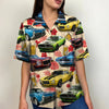 Maxcorners Personalized Classic Car Hawaiian Shirt, I Like Beer & Classic Cars And Maybe 3 People, Custom Photo Car Aloha Shirts (Up to 5 photos)