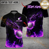 Maxcorners Fire Dragon Fairway Golf Polo Customized Name, Team Name 3D Shirts (4 Colors)