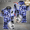 Maxcorners Billiard Yinyang Ball 8 & Ball 9 Electric Theatrical Multicolor Options Personalized Name, Team Name 3D Shirt