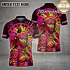 Maxcorners Darts Shirts Dartboard Neon Native American Woman Colorful Tribal Design Multi Options Personalized Name, Team Name 3D Shirt