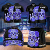 Maxcorners Bowling Sugar Skull And Bowling Ball Design Personalized Team Sportswear Set - Polo Shirt, Cap & Skorts