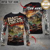 Maxcorners Fishing Bait Hook Drag Repeat Custom Name & Team Name 3D Shirts