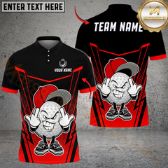 Maxcorners Urban Swing Golf Polo Shirt Customized Name, Team Name 3D Shirts