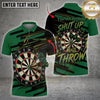 Maxcorners Darts & “Shut Up & Throw” Dartboard Graphic Multicolor Customized Name, Team Name 3D Shirts