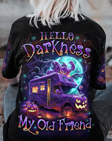 Maxcorners Hello Darkness My Old Friend Camping Halloween All Over Print LM2101