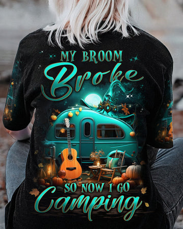 Maxcorners My Broom Broke So Now Halloween Camping All Over Print LM2101