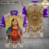 Maxcorners Bowling And Pins Jesus Sacred Heart Customized Name, Team Name 3D Shirt (4 Colors)