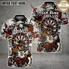 Maxcorners Dart Board Bull Mascot Gangster Chain Apparel Design Multicolor Customized Name, Team Name 3D Shirts