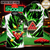 Maxcorners Pool Game Top Fierce Scratch Marks Art Multicolor Customized Name 3D Shirt