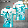 Maxcorners Bowling Ball And Pins Flaming Multicolor Customized Name, Team Name 3D Shirt