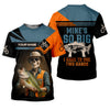 Maxcorners Mine's So Big I Have To Use Two Hands Skeleton Fishing UV Shirts, Presents For Fishermen, Funny Fishing Shirt