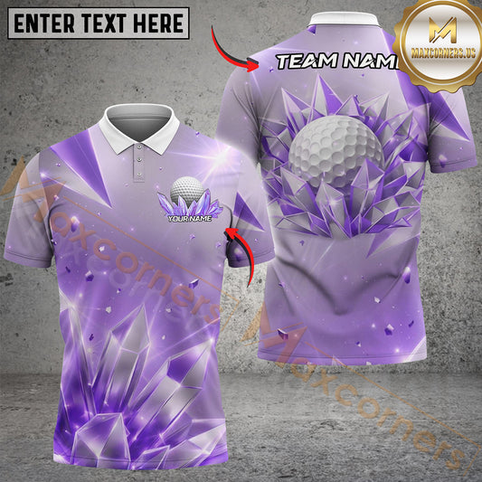 Maxcorners Golf Ice Ball Magic Personalized Name, Team Name 3D Shirt (4 Colors)