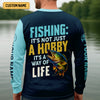 Maxcorners Fishing It's Not Just A Hobby It's A Way Of Life Fishing UPF Shirts, Fishing Gifts For Men
