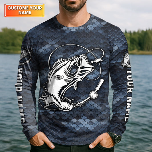 Maxcorners I Might Look Like I’m Listening But In My Head I’m Fishing, Personalized Fishing Shirt for Men