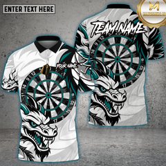 Maxcorners Dragon Dartboard Purple Strike Multioptions Personalized Name, Team Name Unisex 3D Shirt (4 Colors)