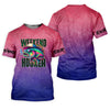 Maxcorners Weekend Hooker Purple Pink Shirt, Fishing UPF Shirts, Hooded Sun Shirt, Gift For Fisherman