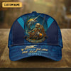 Maxcorners Dead Men And The Sea Swordfish Skeleton Fishing Cap, Personalized Hats For Men, Fishing Hats For Men