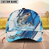 Maxcorners Fishing Technical Fish Scale Personalized Cap (13 Breeds)