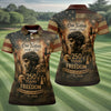 Maxcorners One Nation Under God America 250 Golf Polo Shirt, Women’s Golf Polo, Performance Golf Shirt LM1507