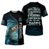Maxcorners I'd Rather Be Fishing SPF Shirt, Funny Fishing Shirt, Long Sleeve Fishing Shirts, Gift For Fisherman