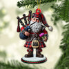 Maxcorners Custom Name Scotland Ornament, Christmas Gift for Scotland Lover5 2D Flat LM2211