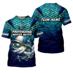 Maxcorners Bass Fishing UPF Shirts, Long Sleeve Sun Shirt, Camo Long Sleeve Shirt, Fishing Shirts For Men