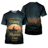 Maxcorners Fishing In Heaven SPF Shirt, Custom Fishing Shirt, Presents For Fishermen, Fishing Memorial Gift