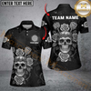 Maxcorners Roses Skull Dart Arrows Men's Grunge Darts Shirt - Custom Name For Darts Jersey LM1008