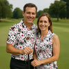 Maxcorners Playing Cards Poker Pattern Hawaiian Golf Shirt, Golf Polo For Women, Women’s Golf Apparel LM1507