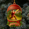 Maxcorners Christmas Cricket Players, Home Decor, Christmas Ornament 2D Flat LM2111