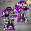 Maxcorners Cool Streetwear Rabbit Bowling Multicolor Customized Name, Team Name 3D Shirts
