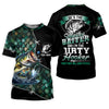 Maxcorners The Master Baiter And Dirty Hooker Fishing UPF Shirts, Funny Fishing Shirt, Gift For Fisherman