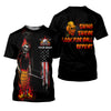Maxcorners Custom Flaming Skeleton Men's Golf Polo Shirt, Mens Golf Gift, Funny Golf Shirt